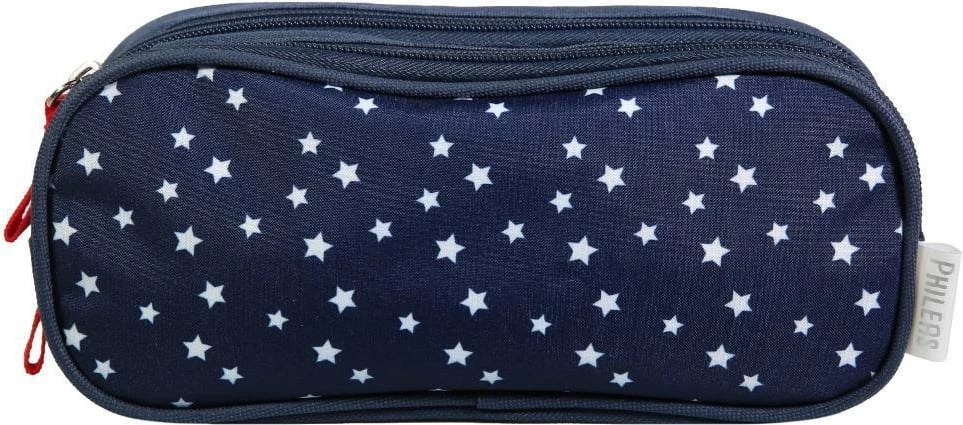 Mbështjellës lapsash GRIDE Phileas me 2 ndarje, Y10x7x23cm, me yje