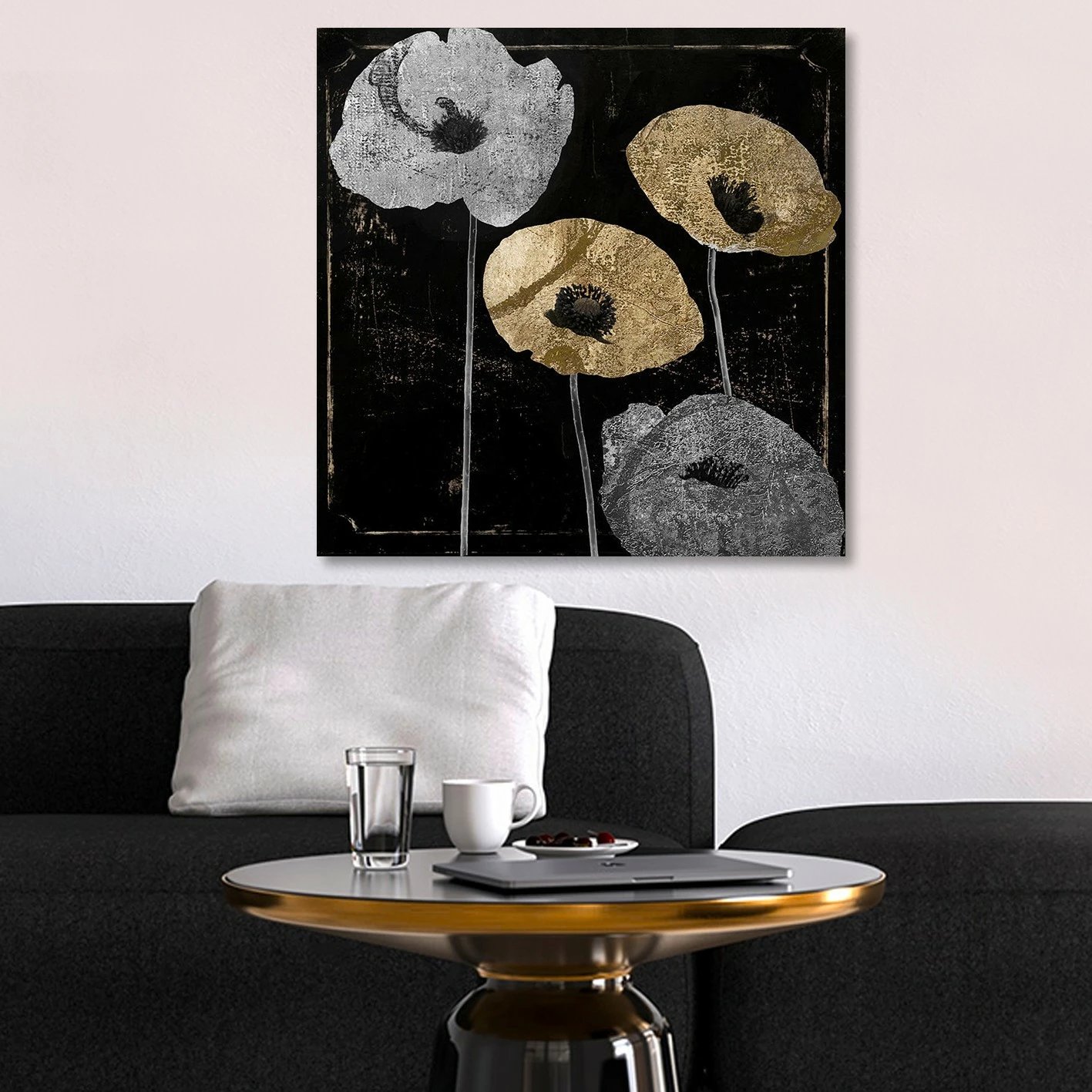 Pikturë dekorative në kanavacë, shumëngjyrëshe, Wallity KNV4409_100100, 100x100cm