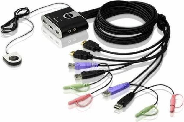 KVM Switch ATEN CS692, 2xHDMI, 6xUSB, 3xAudio, i zi