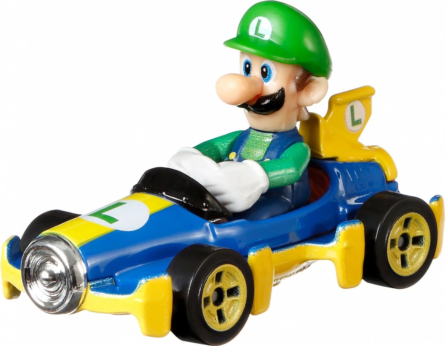 Veture lodër Hot Wheels Mario Kart Luigi Mach 8, shumëngjyrëshe