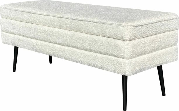 Tabure Slices me hapësirë për ruajtje, e bardhë, 110x40x44