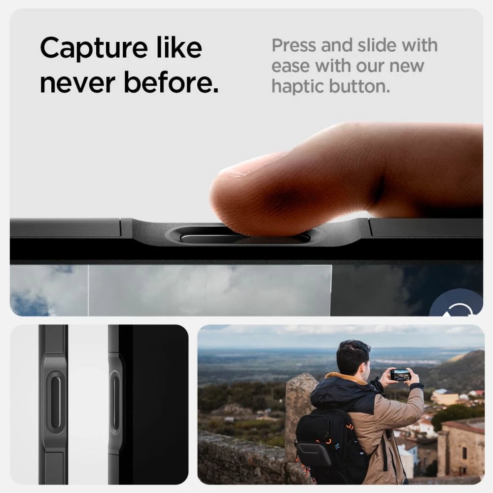 Mbështjellës Spigen Tough Armor T Mag për iPhone 16 Pro, i zi