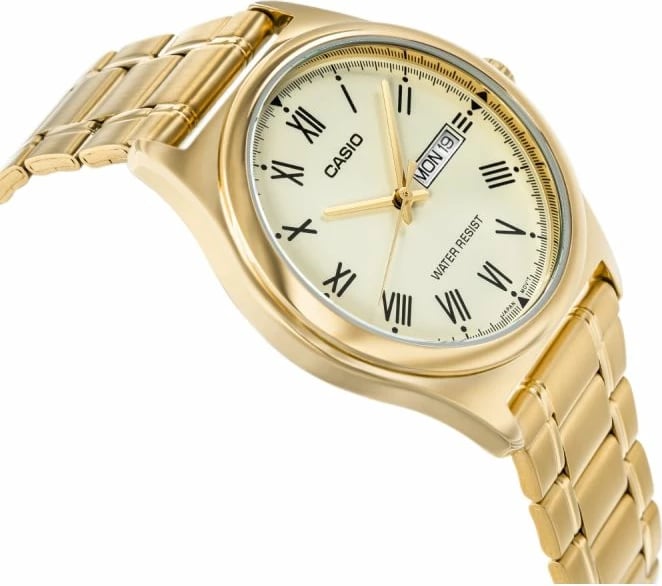 Orë dore për meshkuj CASIO, të arta