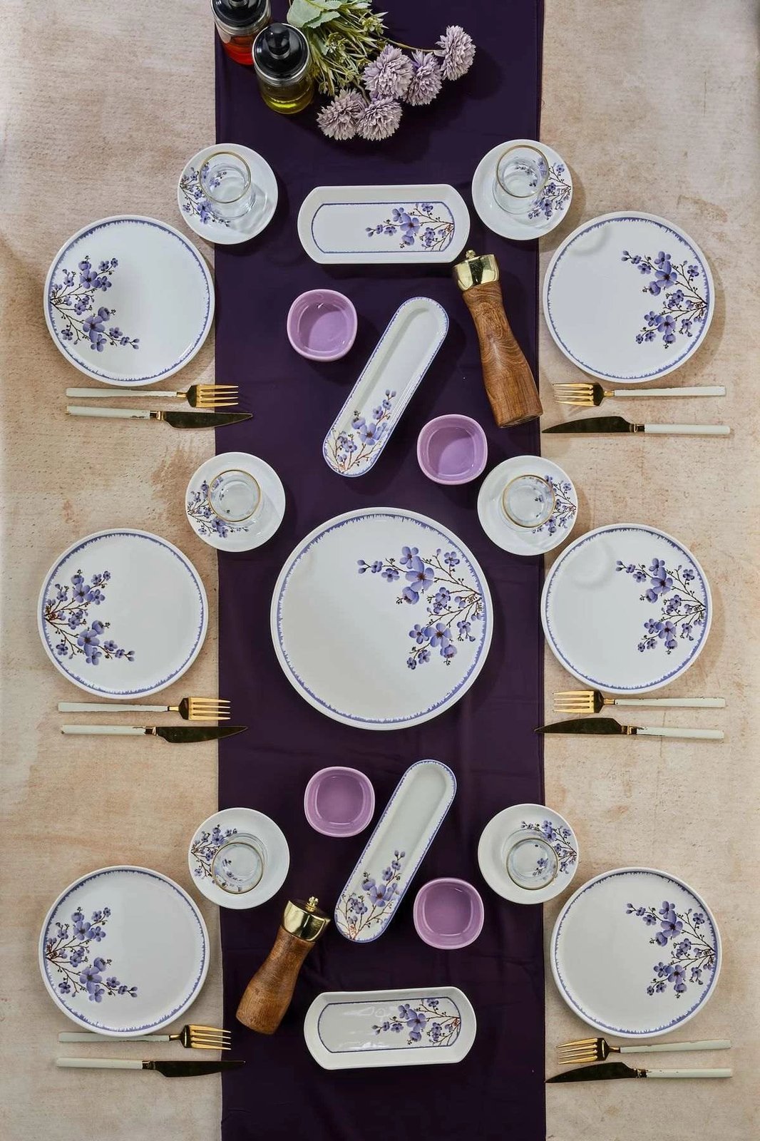 Set mëngjesi 21 pjesësh, Hermia Concept, SakuraLila21