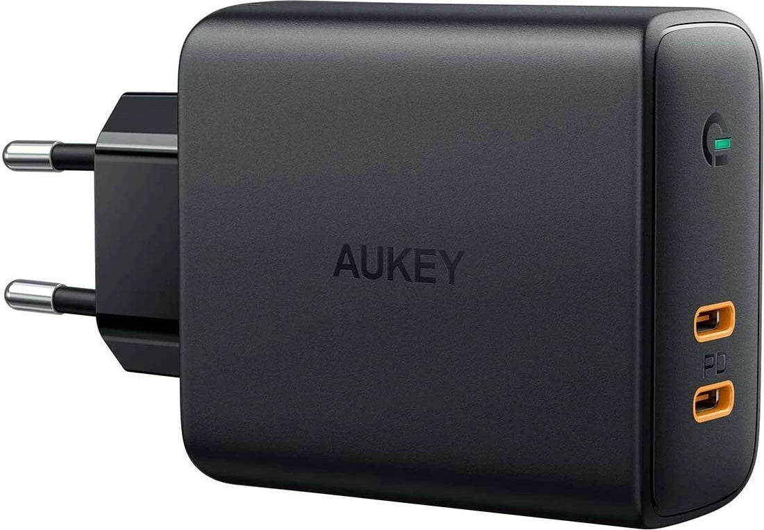 Karikues muri AUKEY PA-D5, 2x USB-C Power Delivery 3.0, 63W, i zi