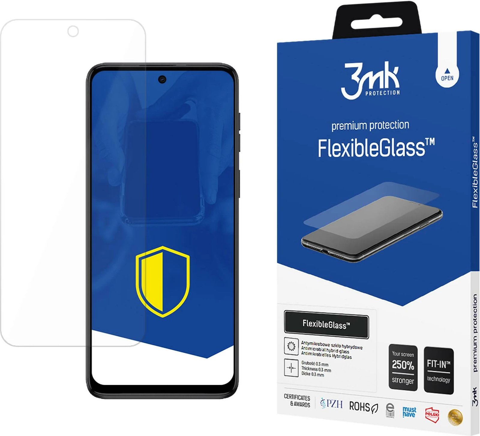 Mbështjellës xhami fleksibël 3mk Protection FlexibleGlass për Motorola Moto G45 5G