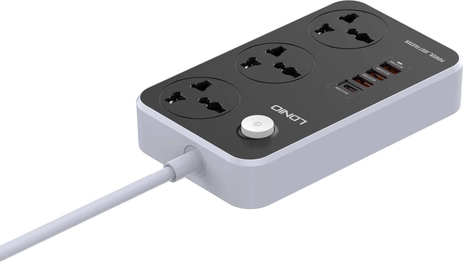 Prizë E Rrymës Me Kabëll 2 Metra LDNIO SC3412 Prizë E Rrymës Me Kabëll 2 Metra LDNIO SC3412