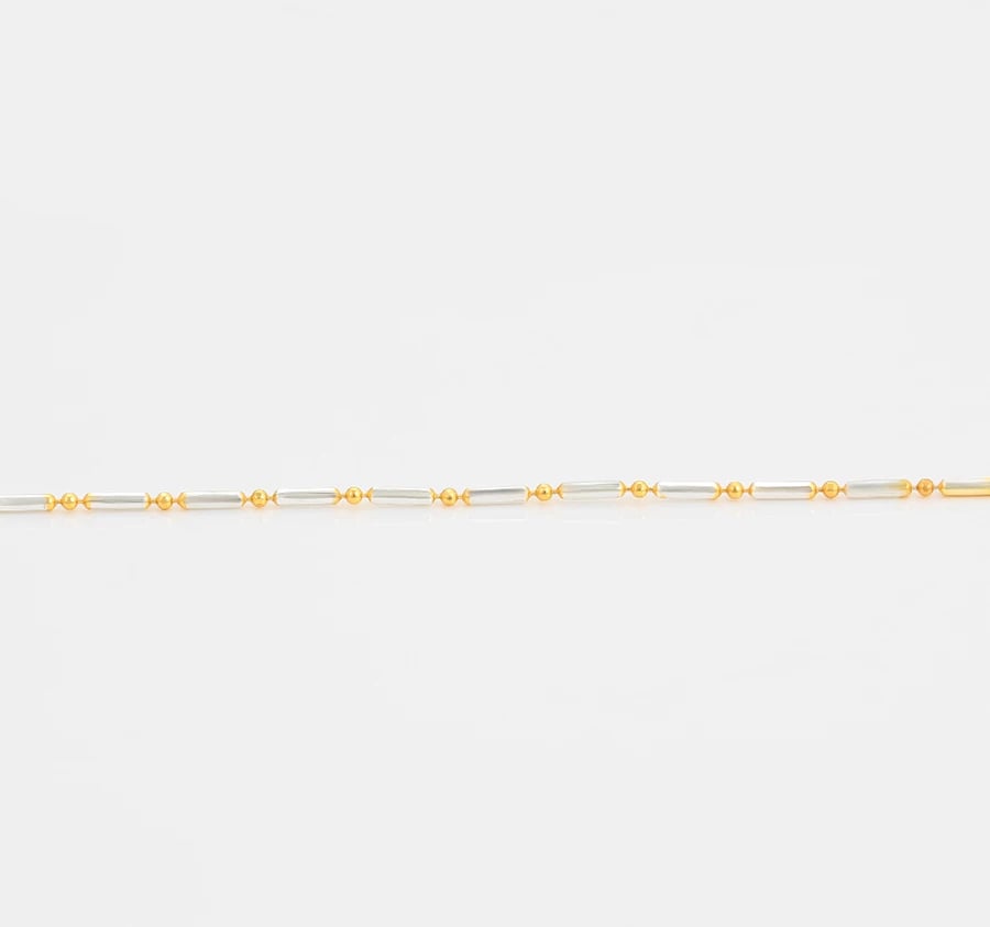 Qafore e praruar në ari, verdhë/bardhë QAVB, 440x2 mm