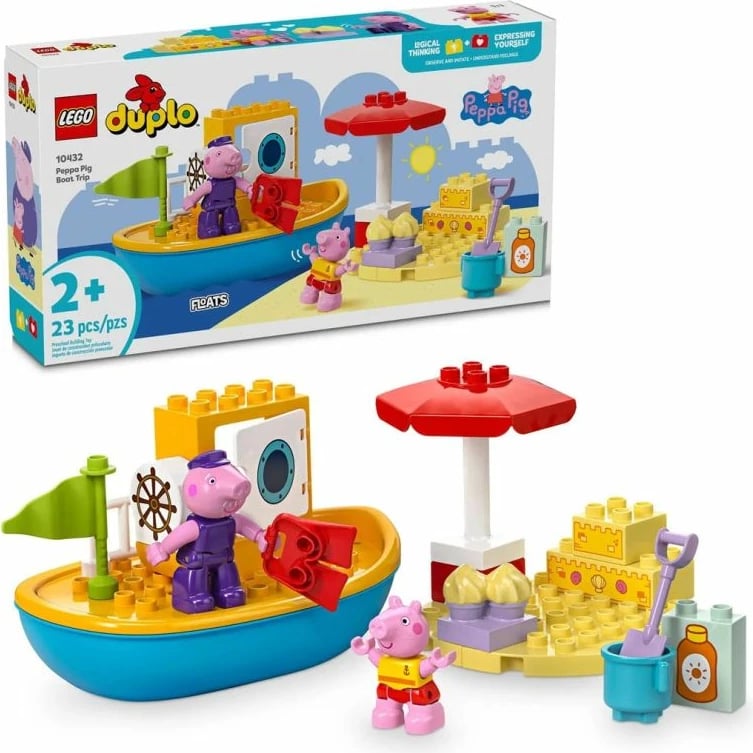 Set lodrash Lego Peppa Pig për fëmijë