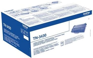 Toner Brother TN-3430 origjinal, rendiment 2,400–4,400 faqe, i zi
