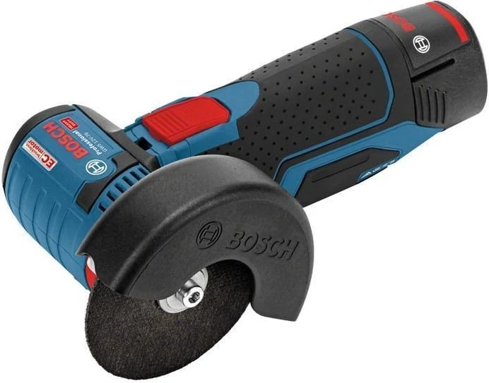 Mulli këndor Bosch GWS 12V-76 Professional, 12V, 2 bateri, Blu