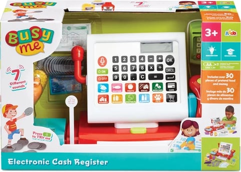 Set lodër për fëmijë Busy Me Electronic Cash Register Playset