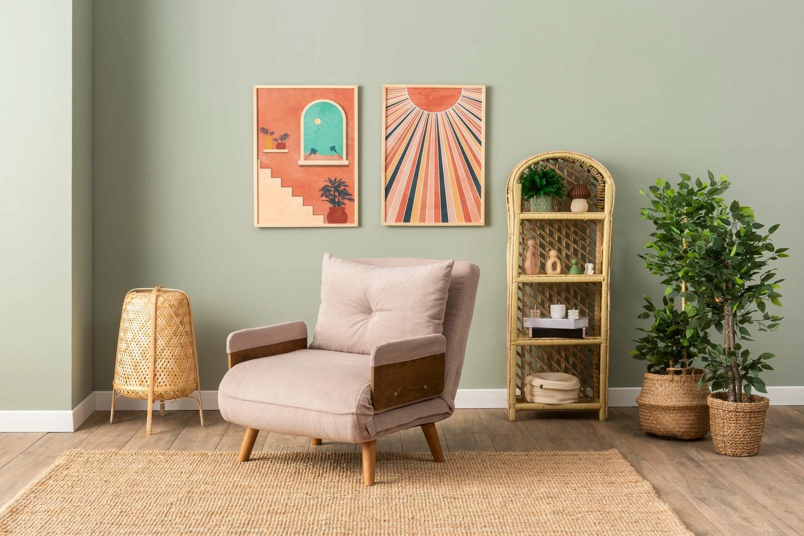 Krevati-karrige një vendi, Cosmo Single, ngjyrë mink, Atelier del Sofa