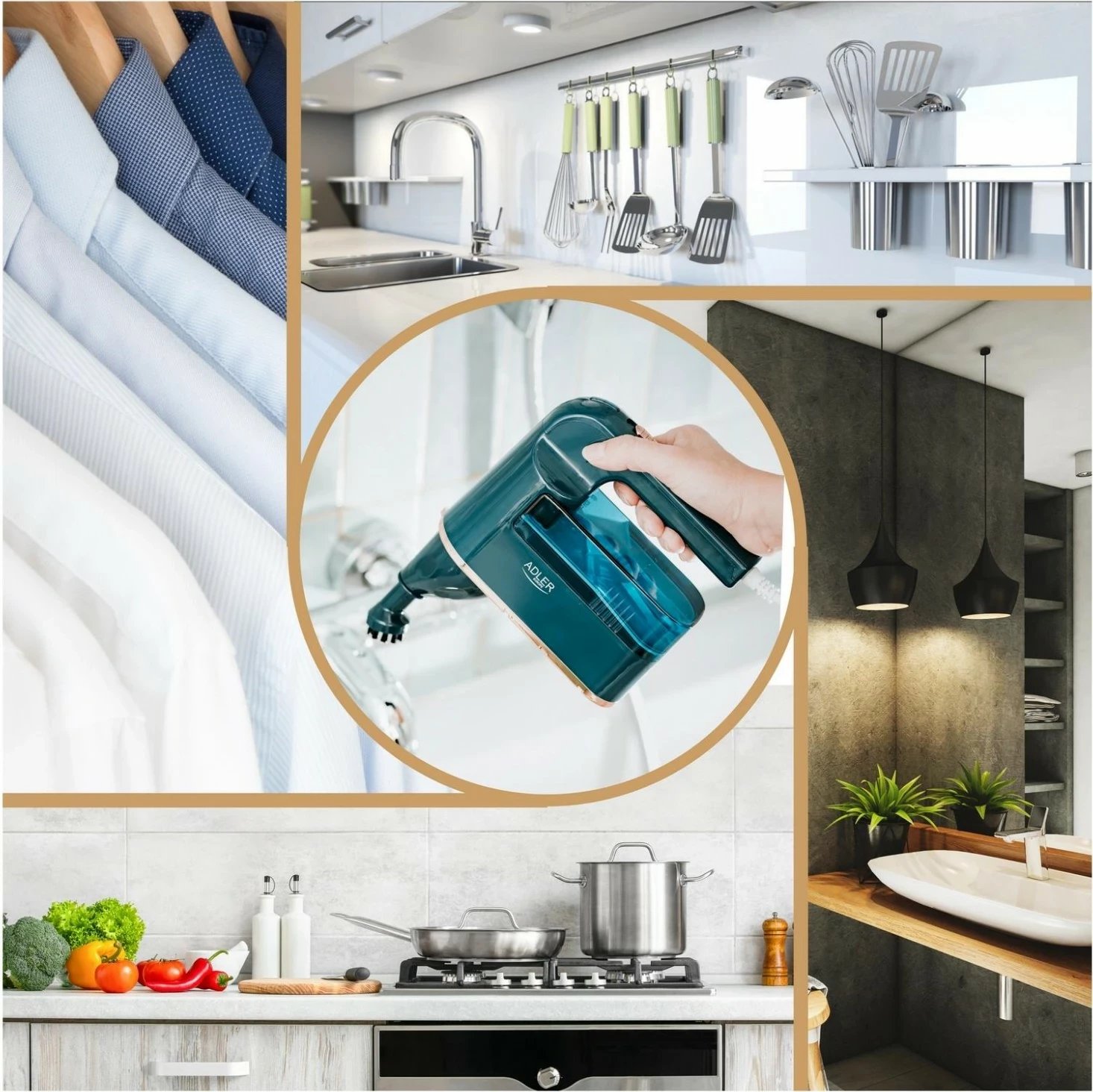 Hekur Adler AD 7050, 1200W, i gjelbër