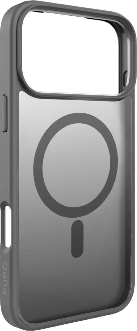 Mbështjellës Puro Gradient për iPhone 17 Pro, MagSafe, TPU, Gri