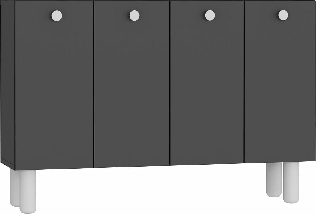 Konsol Skye Decor, Ilay Bohem, antracit-bardhë