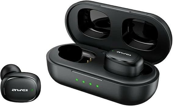 Kufje AWEI T13 Pro TWS, Bluetooth 5.1, me mikrofon, të zeza