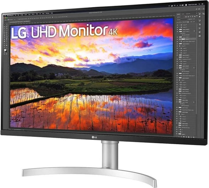 Monitor, LG, 32UN650K-W 32UN650KW (32UN650K-W.AEU), 32", ekran i sheshtë TFT/LCD, bardh e zi