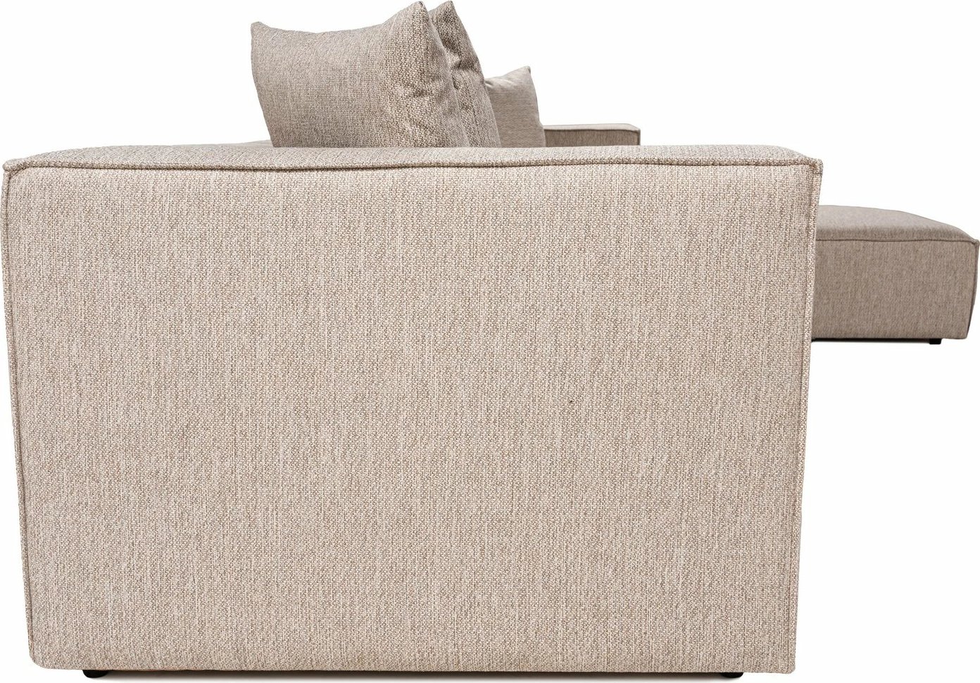 Këndare Sora, ngjyrë bezhë rëre, me pouffe, Atelier del Sofa