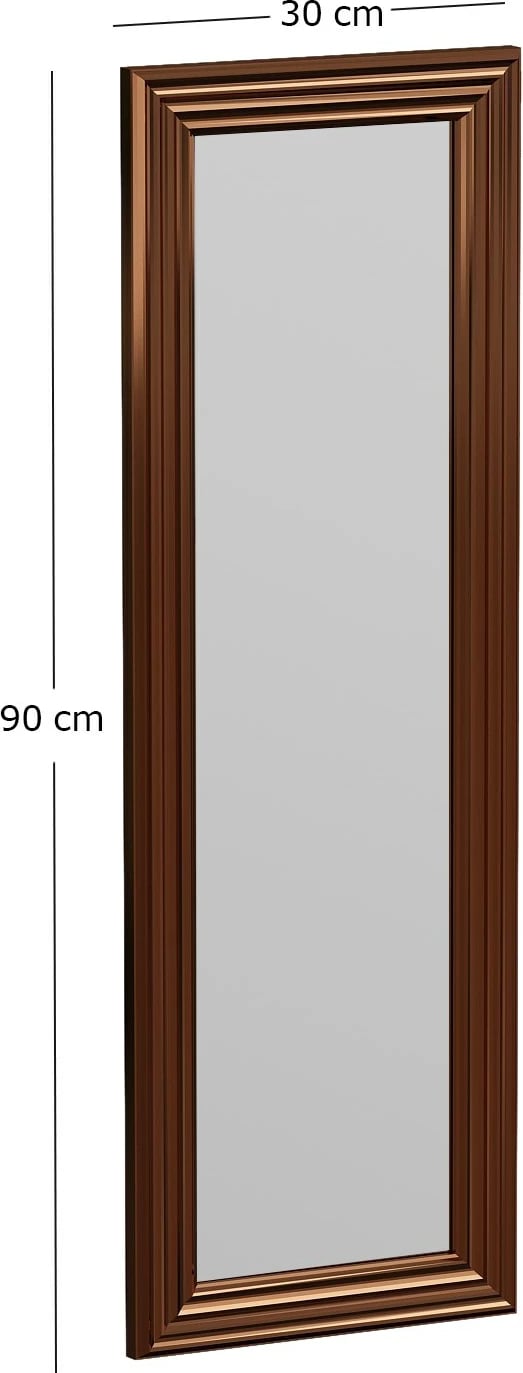 Pasqyrë me kornizë bronzi, Hanah Home, Boos