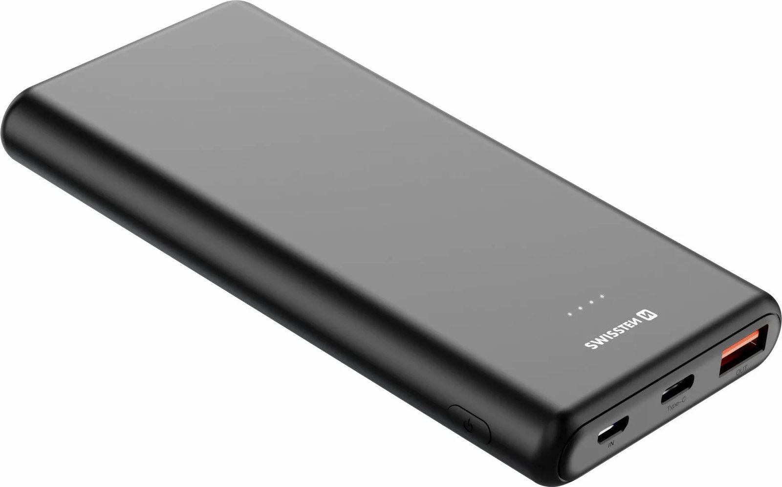 Power Bank Swissten 10000mAh, 20W, PD, e zezë
