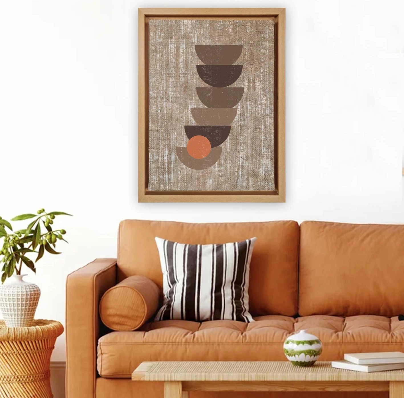 Pikturë dekorative në kanavacë, shumëngjyrëshe, Wallity, LNJ318595949623 - 96136, 96x136cm