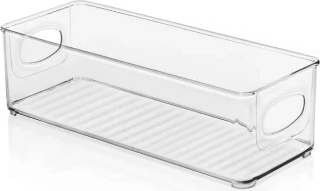 Kontejner organizimi frigoriferik NEXT, H7x9.5x25cm, Transparent