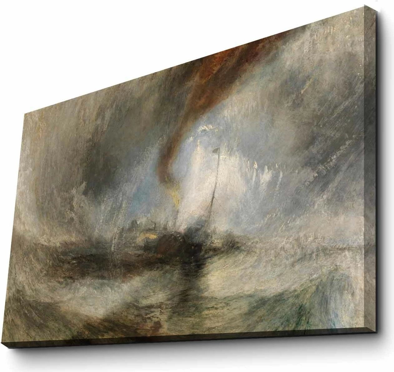 Pikturë dekorative në kanavacë Wallity, FAMOUSART-083, shumëngjyrëshe, 45x70cm