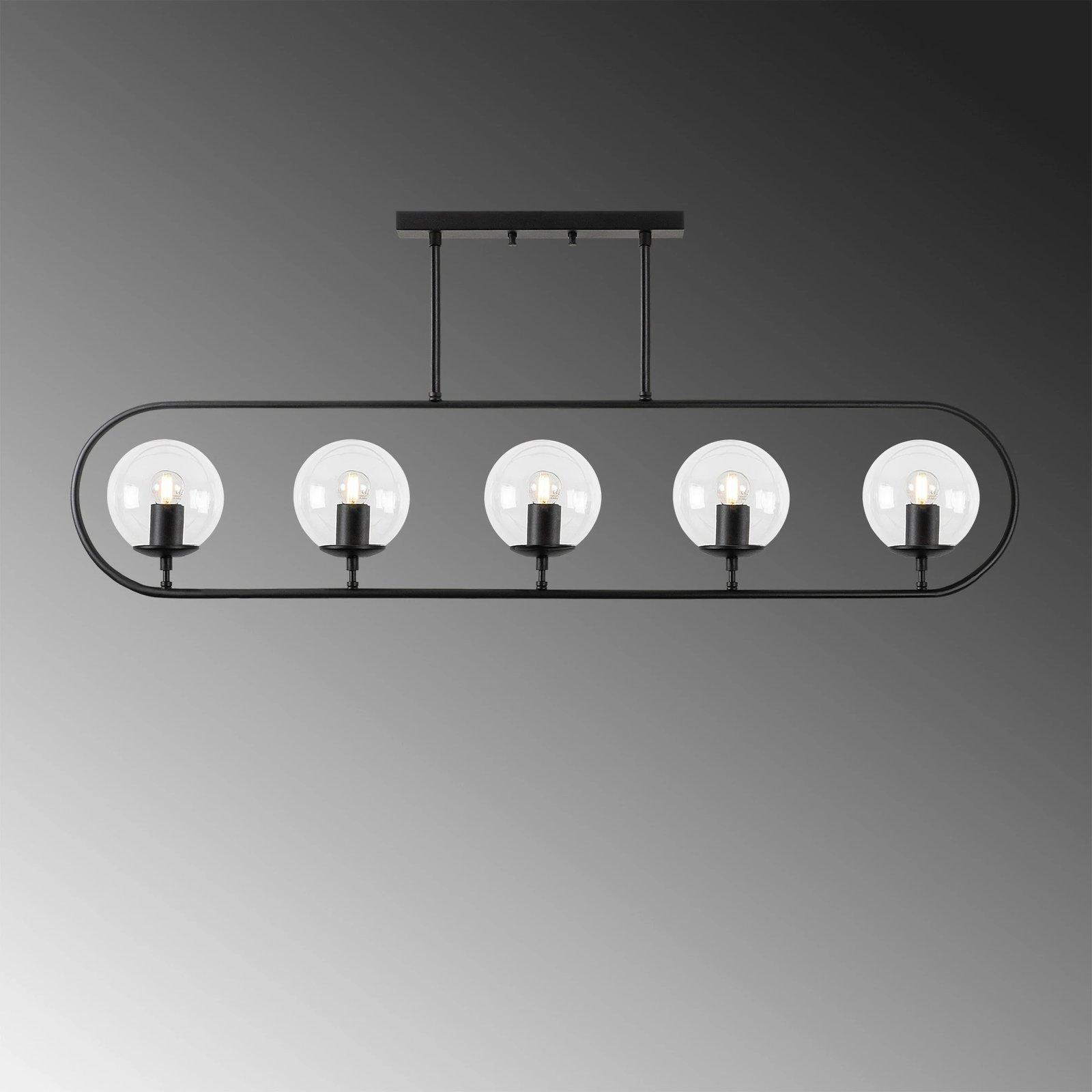 Llambë tavani Opviq, Jewel - 10616, e zezë