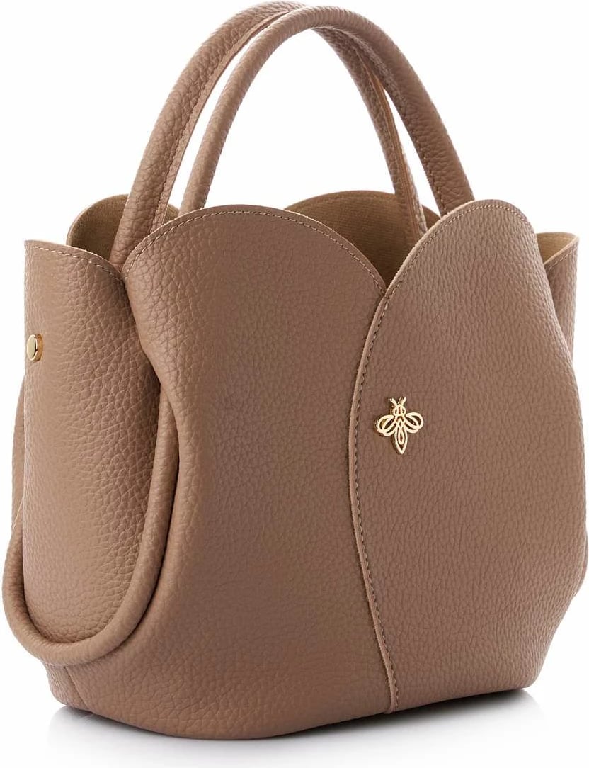 Çantë krahu Lucky Bees, Arden, ngjyrë mink