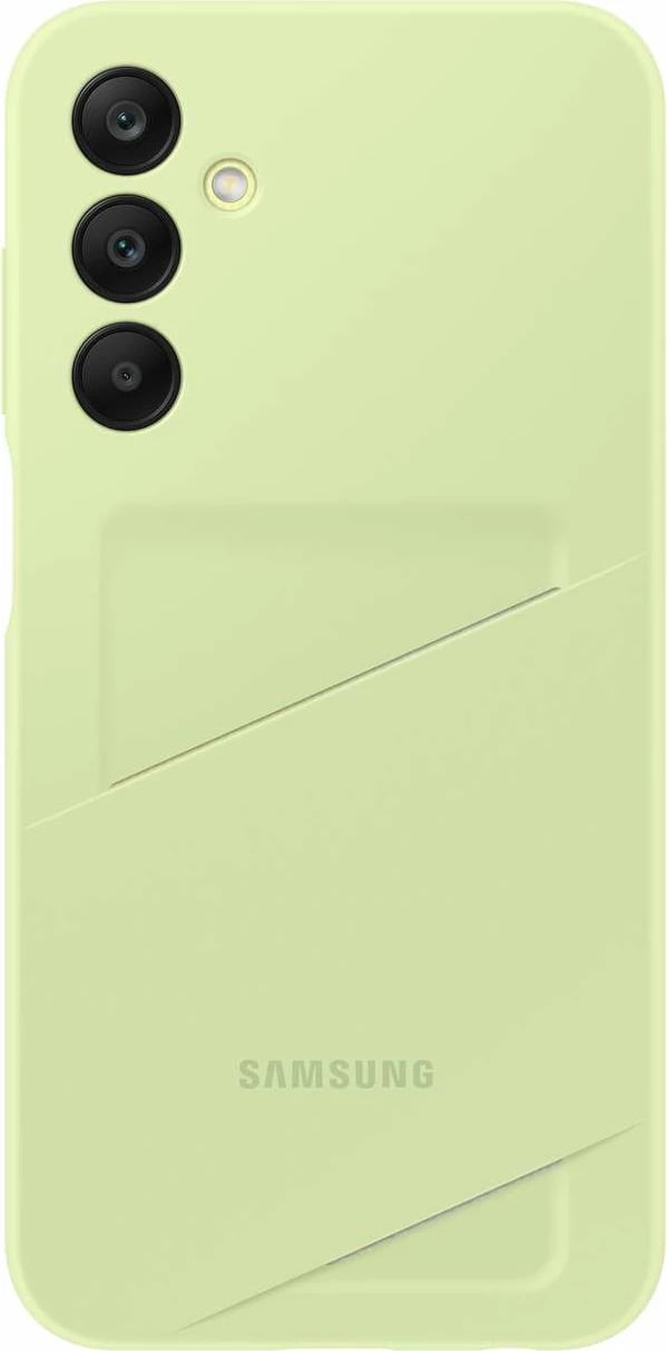 Mbështjellës Samsung Card Slot Case EF-OA156TMEGWW për Galaxy A15/A15 5G, xhep kartelash, Jeshil