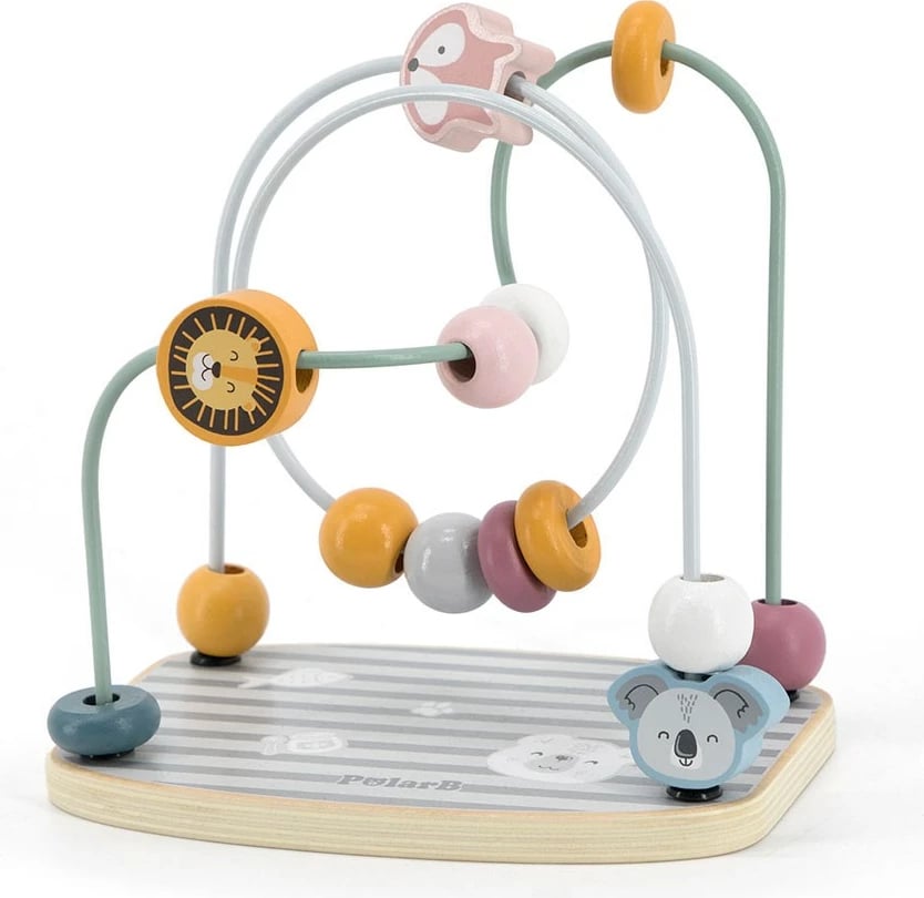 Labirint druri me rruaza, Viga Zoo, për 18m+, dimensione 186x132x185 mm, shumëngjyrësh