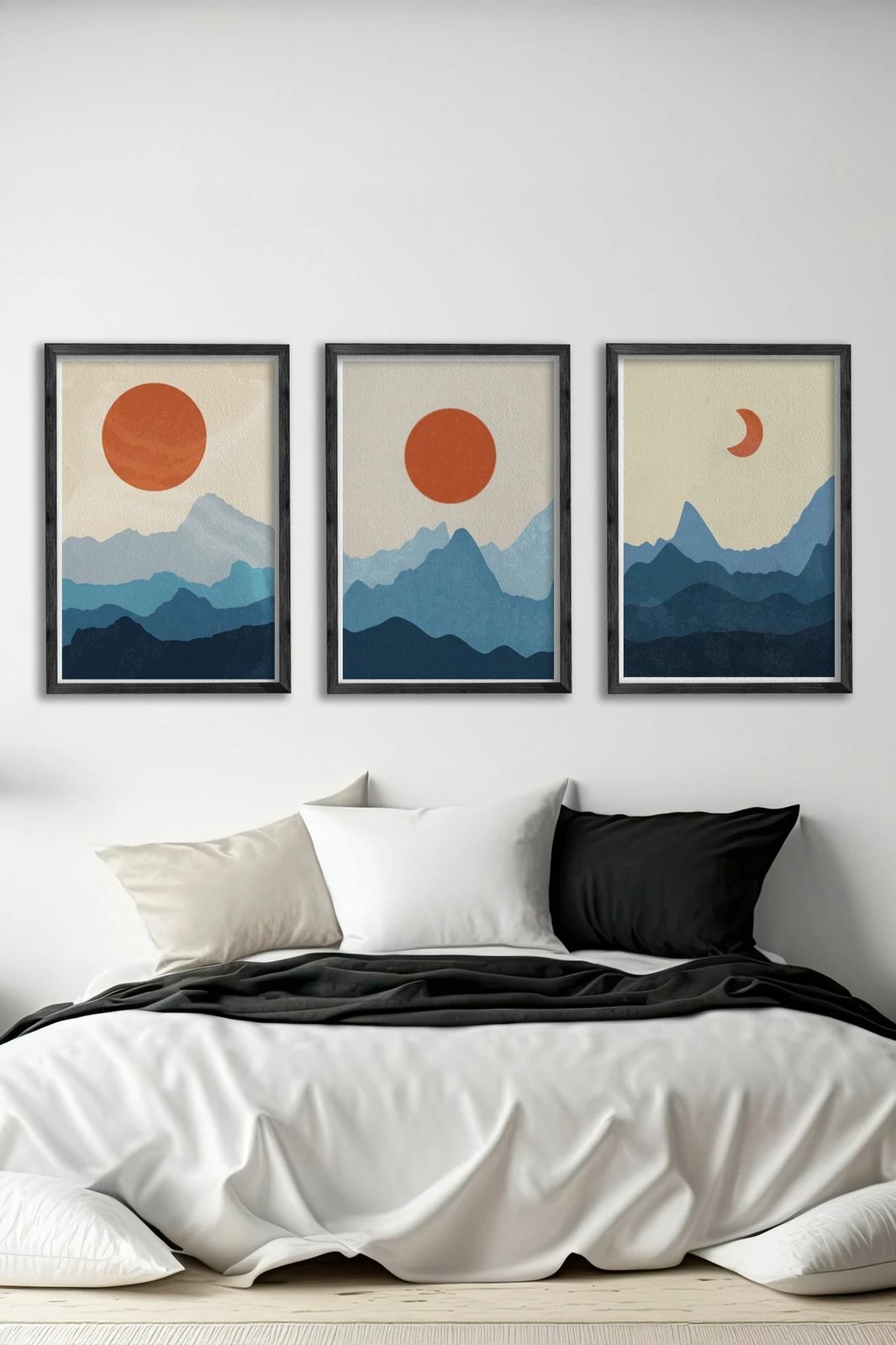 Pikturë dekorative me kornizë (3 copë), Wallity, Ersy3Syhcrv5