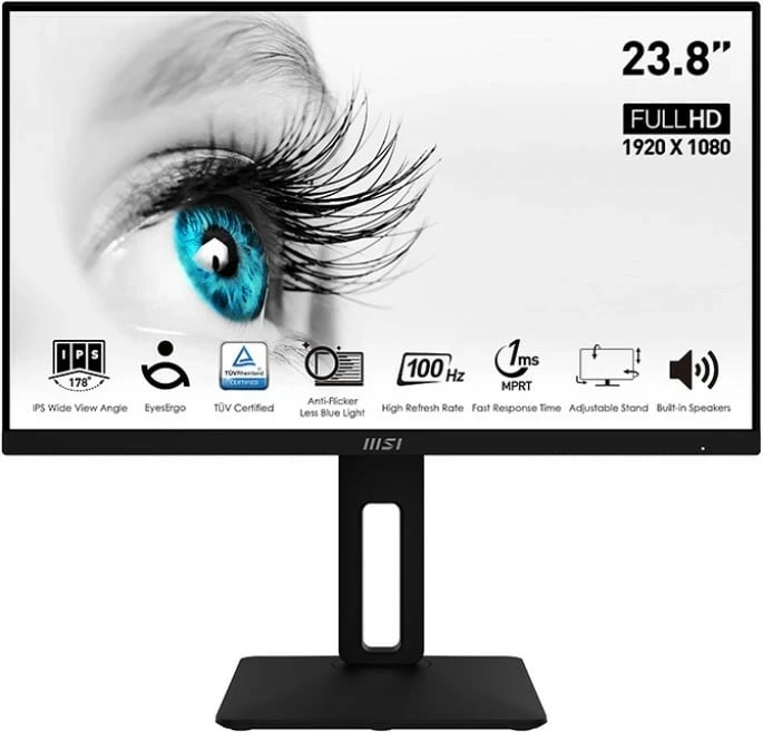 Monitor MSI PRO MP242AP, 24'', Full HD, IPS, 100Hz, i zi