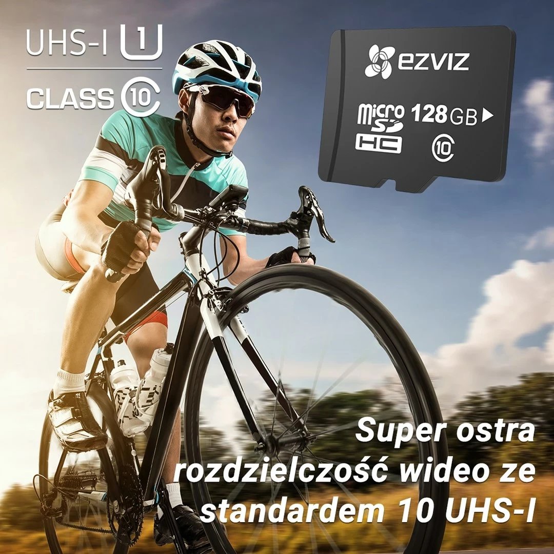 Kartë memorie MicroSDXC EZVIZ 128GB, Class 10, e zezë