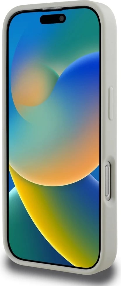 Mbështjellës Karl Lagerfeld HC 3D Rubber Double Heads për iPhone 16 Pro Max, Bezhe