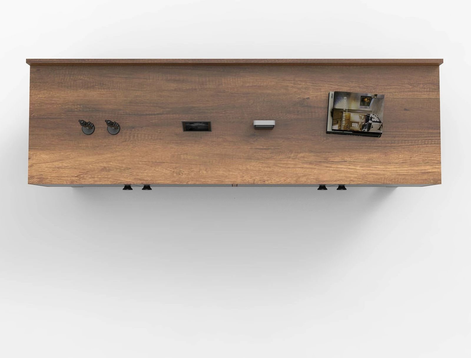 Konsol Skye Decor, Mn04-Ba, ngjyrë arre dhe antracit