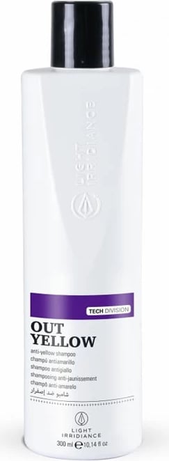 Shampon për flokë Light Irridiance Tech Division Out Yellow Anti Yellow uniseks 300ml