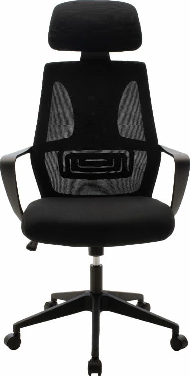 Karrige për zyre Dolphin, e zezë