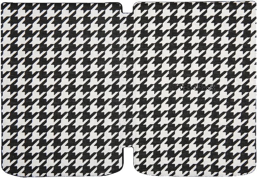 Mbështjellës Pocketbook Shell Cover Rhombus 6 inç, zi/bardhë