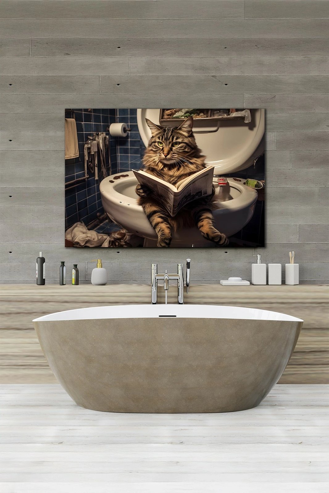 Pikturë dekorative në kanavacë, shumëngjyrëshe, Wallity, Ersyaıhyvn28, 40x60cm