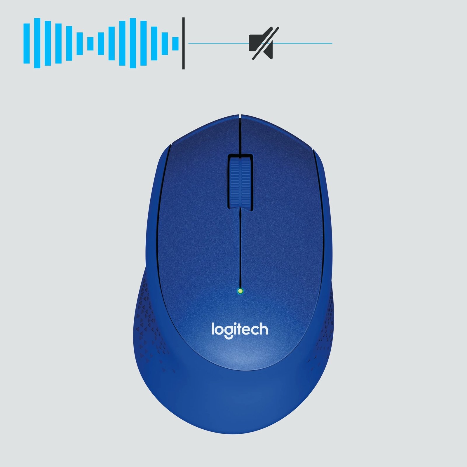 Maus Logitech M330 SILENT PLUS, RF Wireless, 1000 DPI, Blu