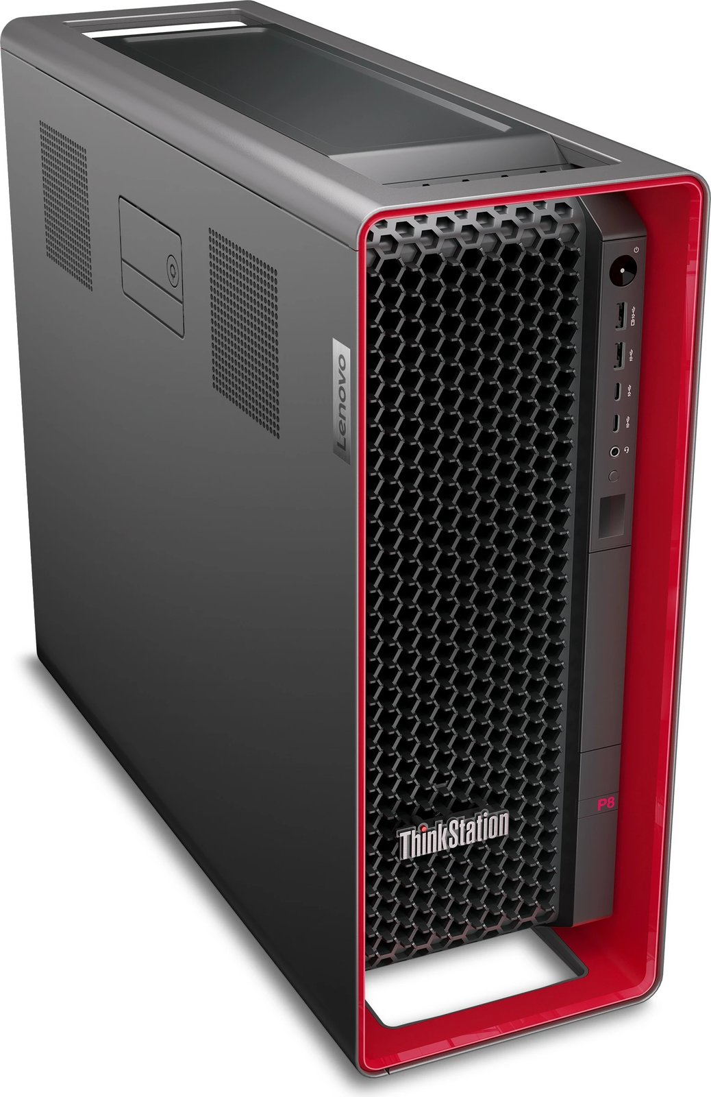 Kasë Lenovo ThinkStation P8, AMD Ryzen Threadripper PRO 7975WX, 128GB RAM, 2TB SSD, Windows 11 Pro, e zezë