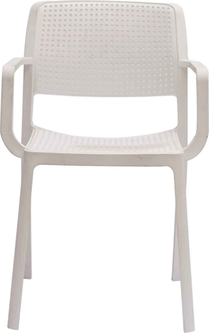 Karrige për jashtë COMFEE FH6102.01 polipropileni e bardhë 54x57x83H cm