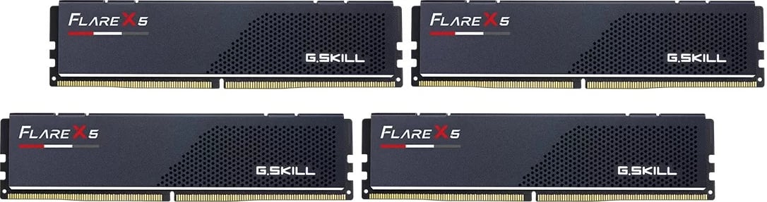 RAM Memorje G.SKILL Flare X5, 4x48GB, DDR5, 6000MHz, CL28, për AMD, e zezë