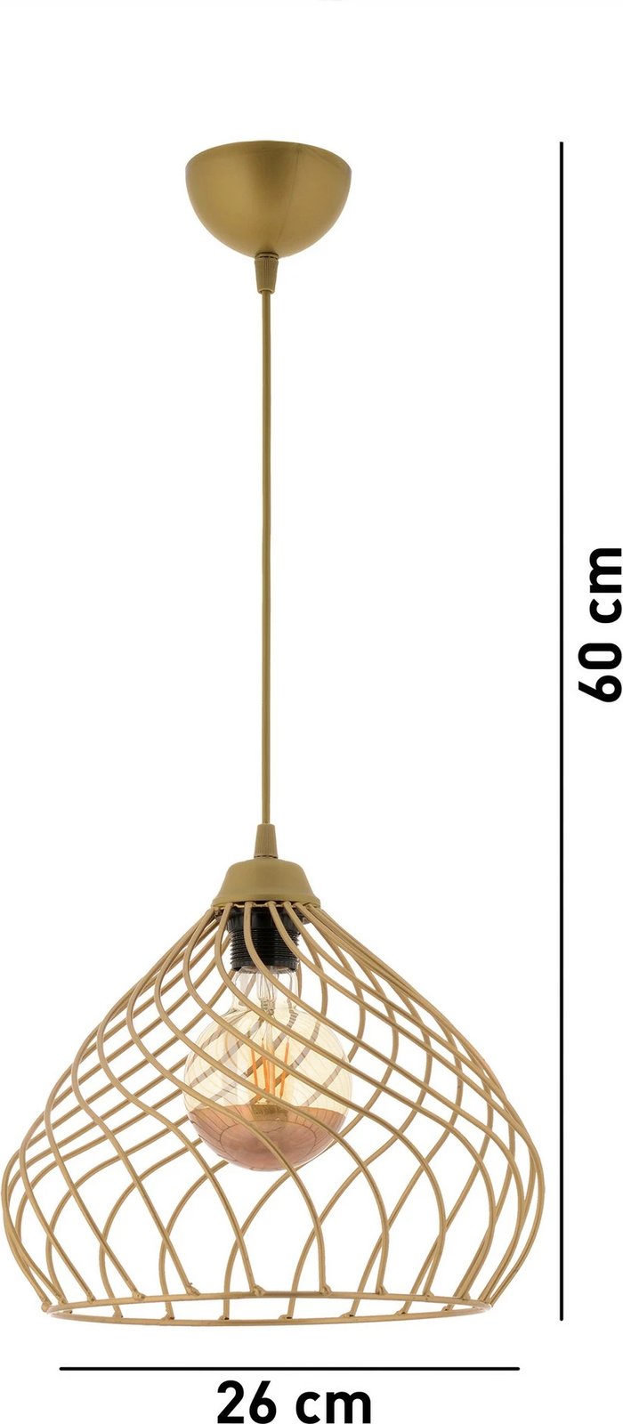 Llambë tavani Opviq, Mongo, ngjyrë ari Llambë tavani Opviq, Mongo, ngjyrë ari