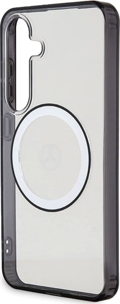 Mbështjellës Mercedes Printed Logo MagSafe për Samsung Galaxy S24, Transparent