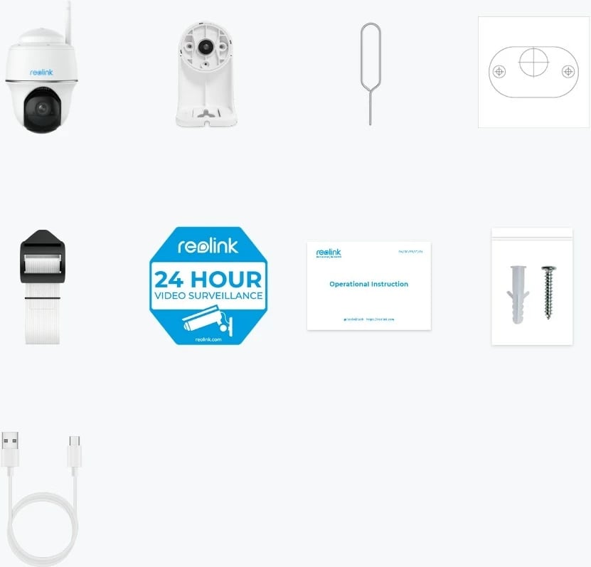 Kamerë sigurie Reolink Argus Series B420, 3MP, Pan & Tilt, Wi-Fi, me bateri, e bardhë Kamerë sigurie Reolink Argus Series B420, 3MP, Pan & Tilt, Wi-Fi, me bateri, e bardhë