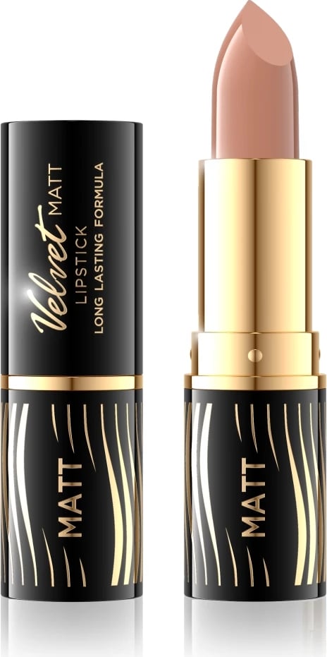 Buzëkuq Eveline Cosmetics Velvet Matt Lipstick 500 Nude 4.1g