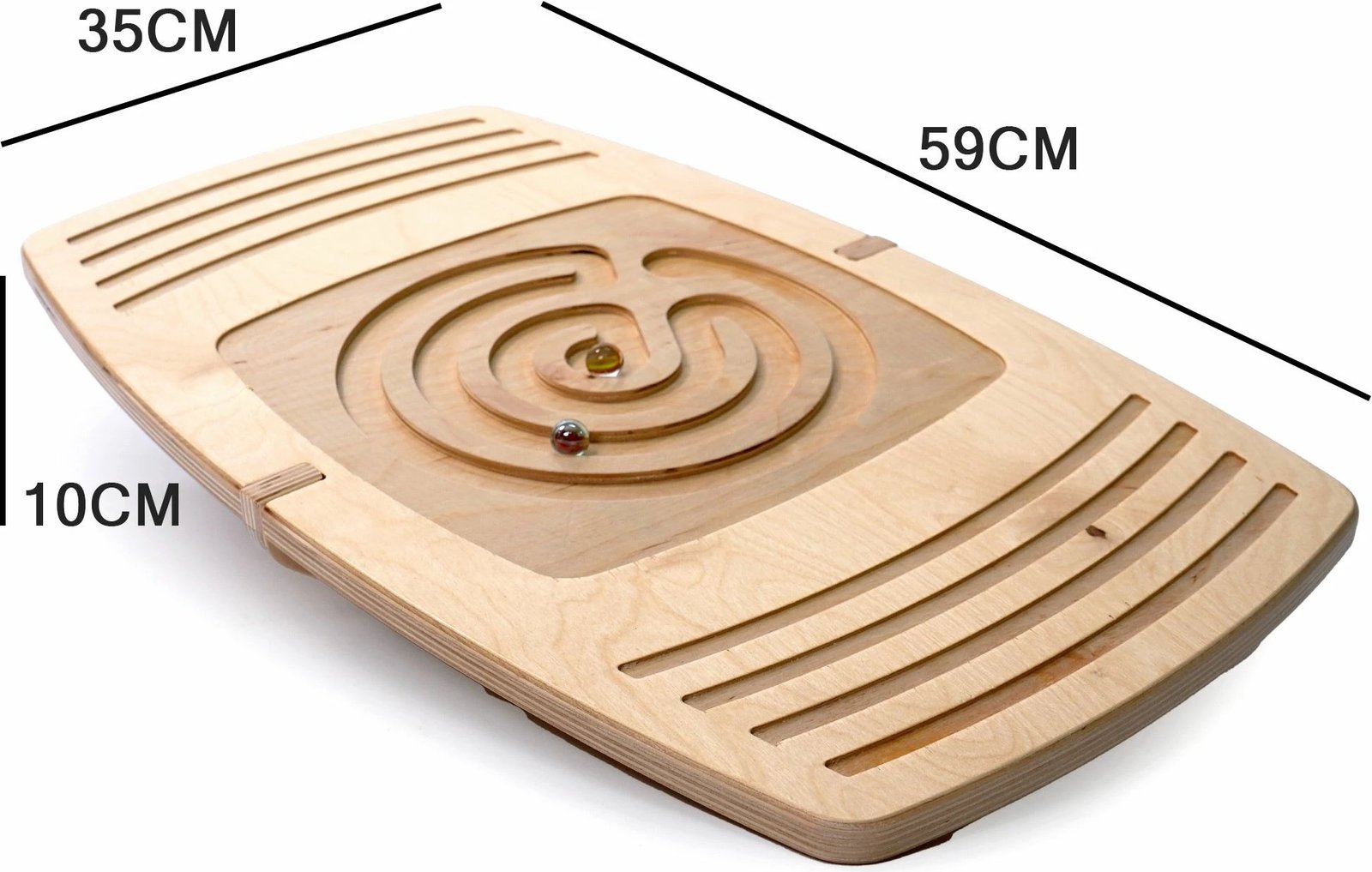 Dërrasë balancuese për fëmijë, ngjyrë lisi, Skye Decor, BLTYZ-AKTV010